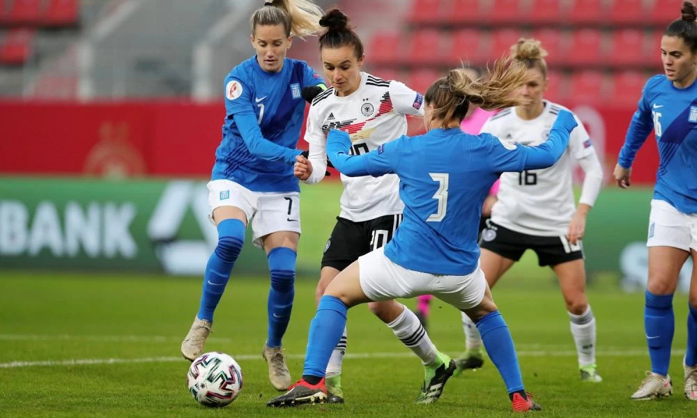 Βαριά ήττα για την Εθνική γυναικών, με 6-0 από τη Γερμανία